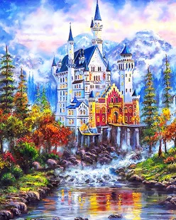 Бескаркасные 40x50 см фотографии на стене DIY картина маслом холсте картины по