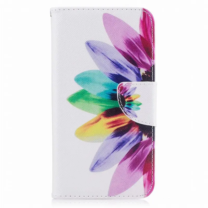Sunflower X Чехол-книжка для телефона в стиле ретро для samsung Galaxy j3, j5 Prime, J2 Pro, Xcover4, A750, Note 8, 9, j120, кожаный чехол-бумажник для карт D07Z - Цвет: Sunflower X