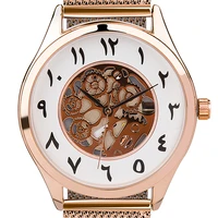 montre urdu arabic watches women and man japanese movement arabian number face muslim islam wristwatch clocks arabe hours