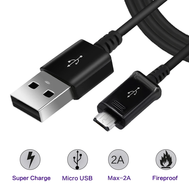 Micro USB ОРИГИНАЛ Кабель для samsung S6 S7 edge Note 4/Note 5 S6edge S7edge J3 J5 J7 быстрое зарядное