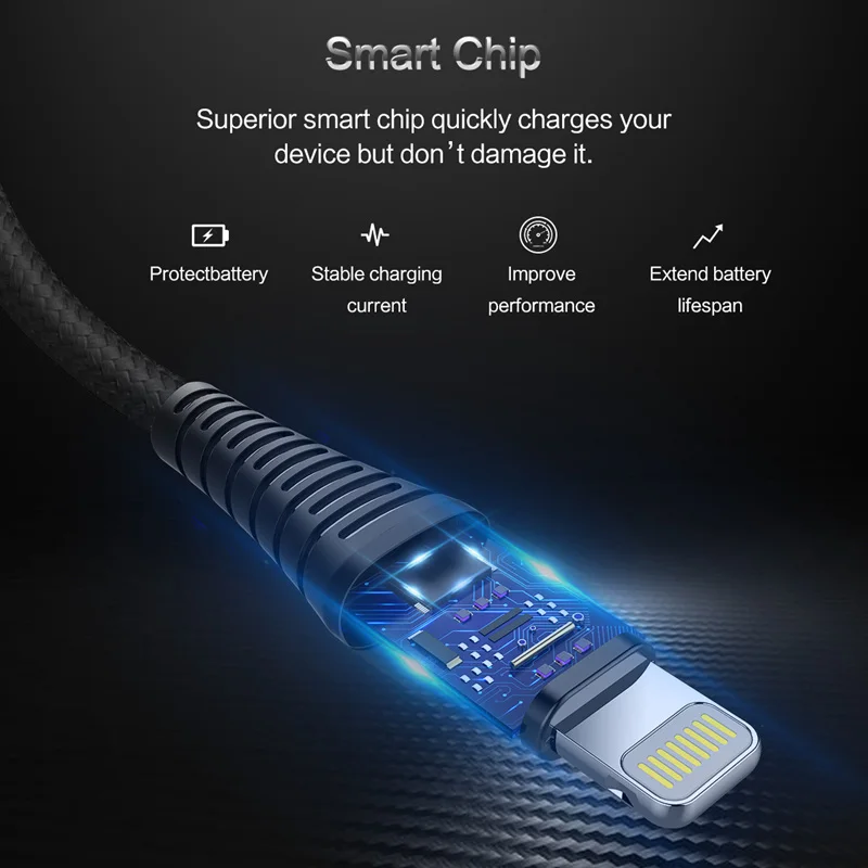 ROCK 3 в 1 USB кабель для iPhone samsung huawei Micro Xiaomi type C быстрой зарядки данных мобильный