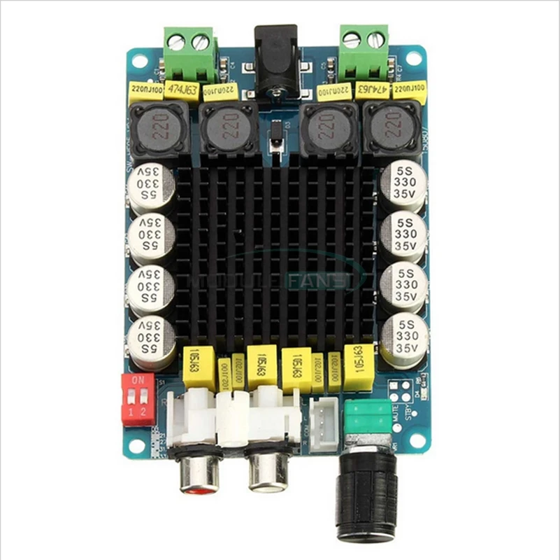 Двухканальный модуль усилителя мощности TDA7498 класс D 2X100W плата аудио