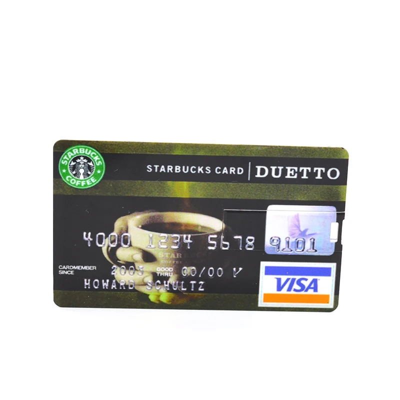 Wholesale 4GB 8GB 16GB 32GB 64GB Bank Credit Card Shape USB Flash Drive Pen Memory Stick Pendrive U Disk |