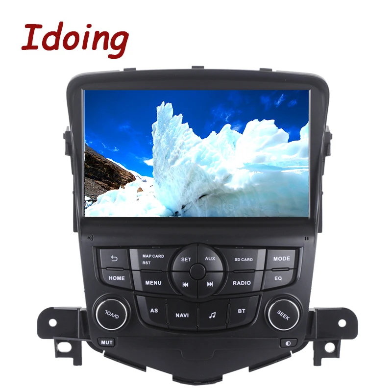 Idoing 1Din 8 дюймов 4G RAM 32G ROM руль Android8.0/7 1 автомобильный мультимедийный плеер Fit Chevrolet