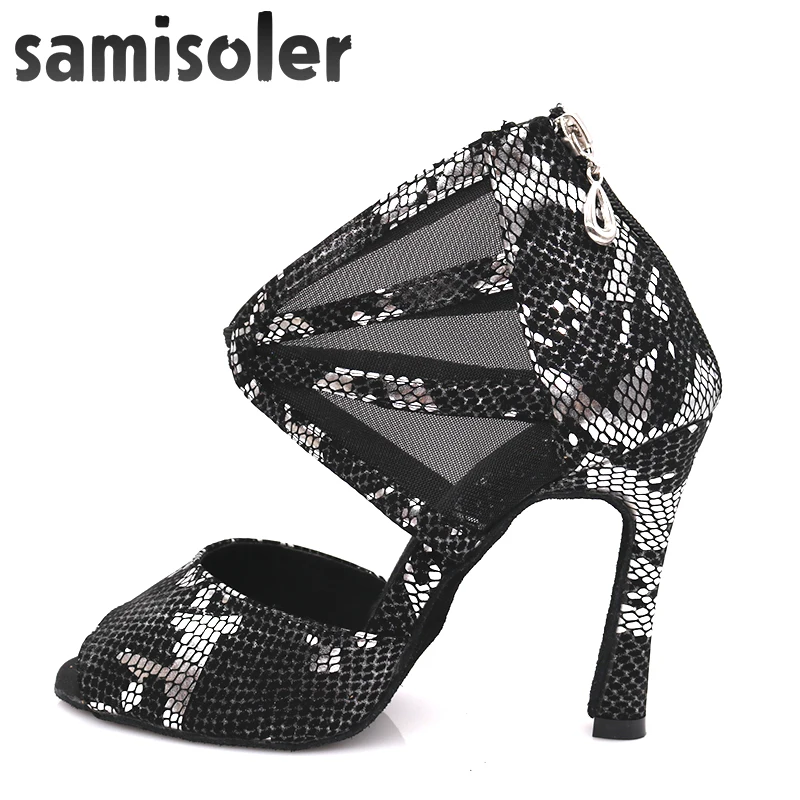 Samisoler Brown 2019 New Latin Dance Shoes ballroom dance shoes ballroom latin dance shoes Ballroom Shoes latce Shoes