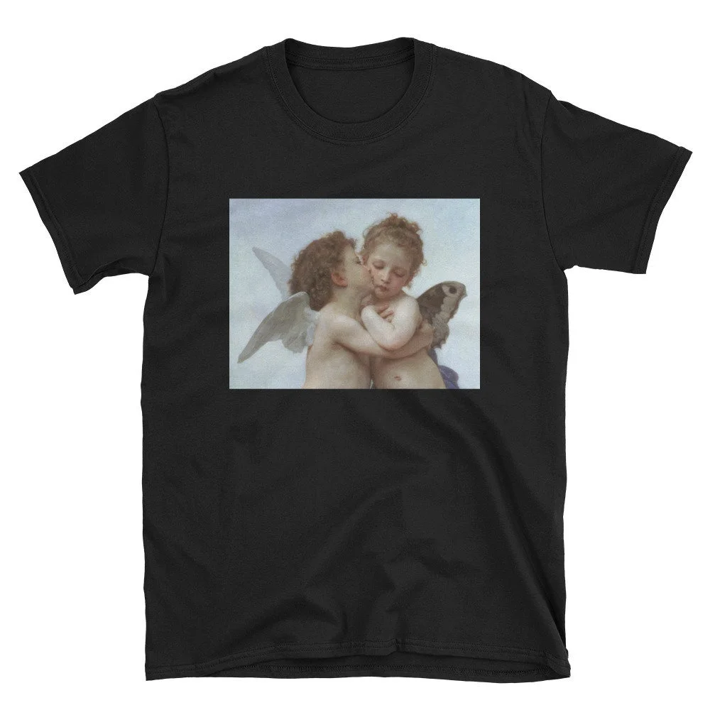 Fashionshow JF Angels Kissing Shirt Cupids Tee художественная Эстетическая футболка Renaissance Painting