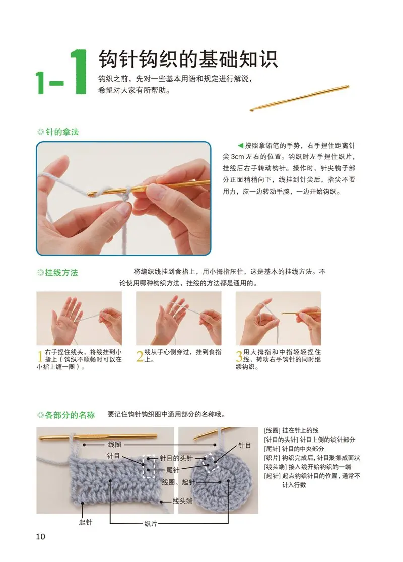 Вязальная книга с узорами и крючком| |