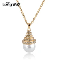 longway necklaces for women 2019 goldsilver color necklace gift long chain necklaces pendants jewelry wholesale sne140379