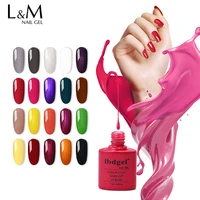 ibdgel 6pcs colors lucky 3d semi permanent french acrylic uv gel nail polish