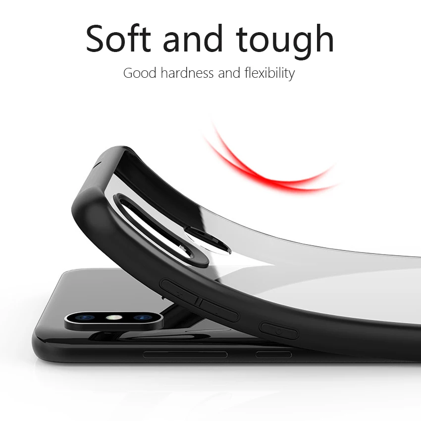 Tcicpc чехол для телефона Xiaomi mi 8 Роскошный тонкий Solf силиконовая рамка + прозрачная