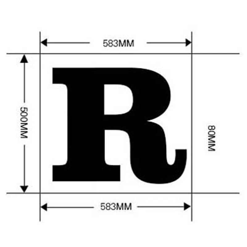 BOCHSBC железные буквы R лампы винтажный Бар Кафе рекламный щит Настенные