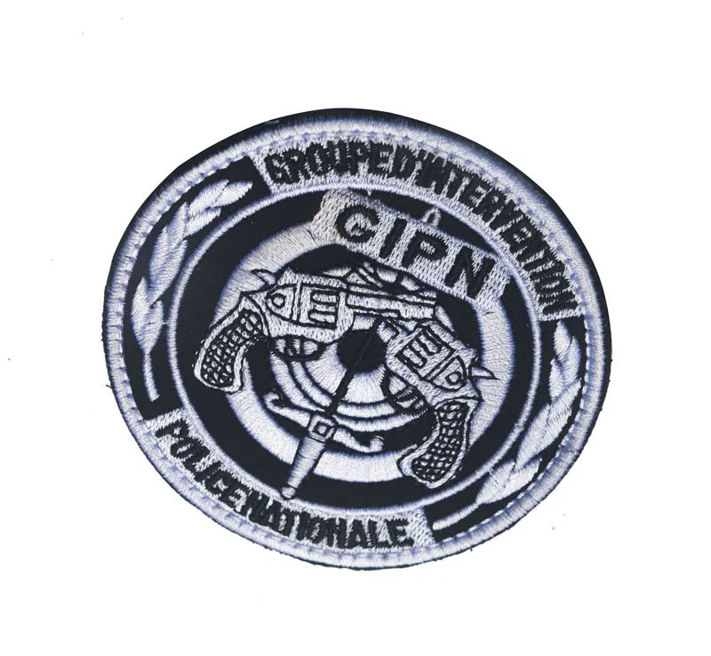 Вышивка Французский Gipn NOUVELLE CALEDONIE патчи военный крюк назад тактическая повязка