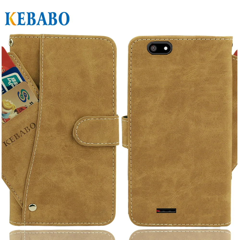 Кожаный кошелек Fly Nimbus 17 FS527 чехол 5 дюймов винтажный кожаный флип s Защитные чехлы