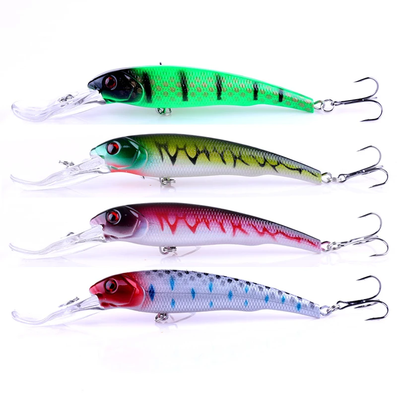 

4PCS Big Sea Depth Fishing Lure 16.5cm 28g Minnow Craknbait Bait Bass Fishing Tackle