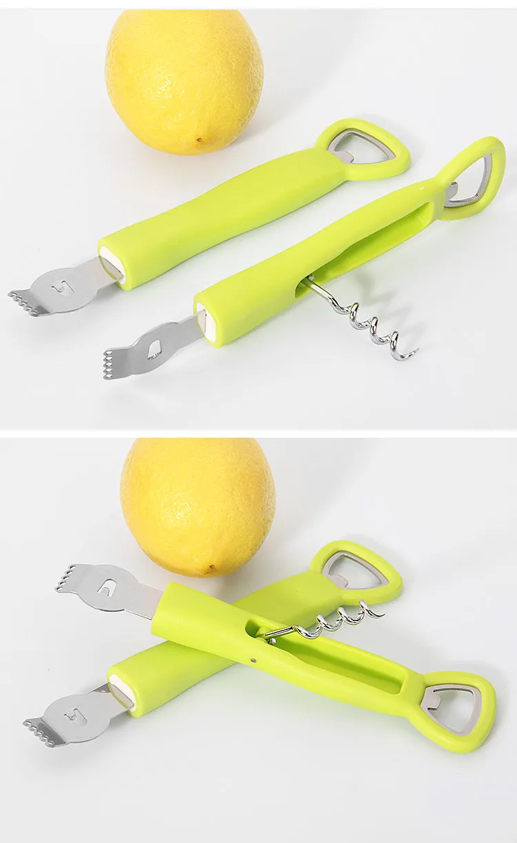 

1PC Fruit Peelers Lemon Orange Zester Grater Vegetable Peeler Stainless Steel Grips Lime Zest Peeling Knife Tool KX 189