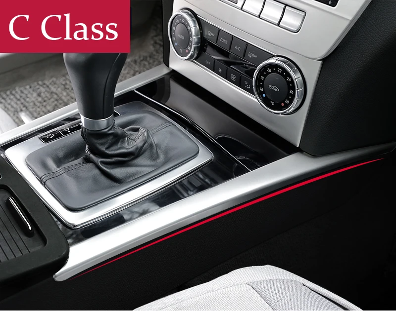 Аксессуары для Mercedes Benz C class W204 внутренняя центральная консоль коробка