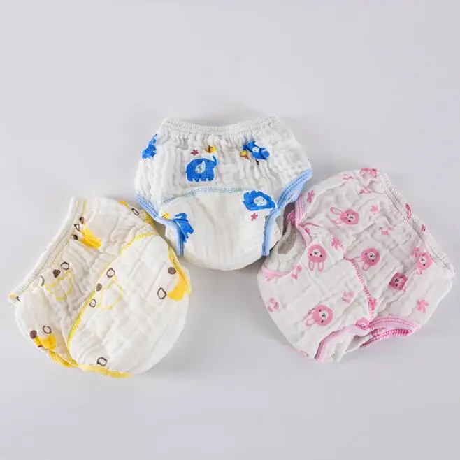 5 шт. в упаковке детское нижнее белье тканевые подгузники для младенцев мальчиков