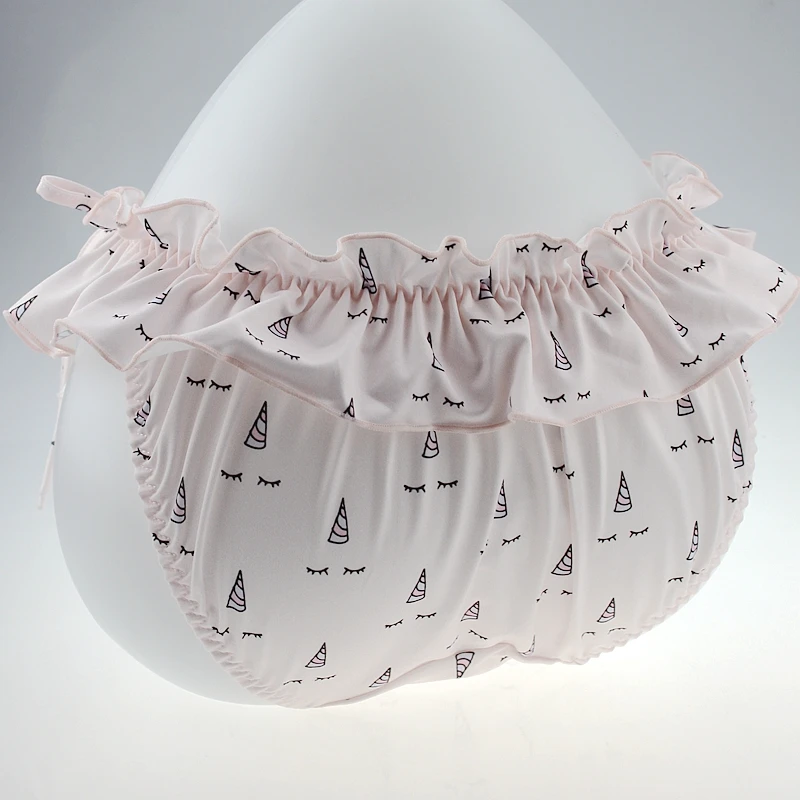 Милый женский бюстгальтер без косточек с меховым галстуком бабочкой в японском