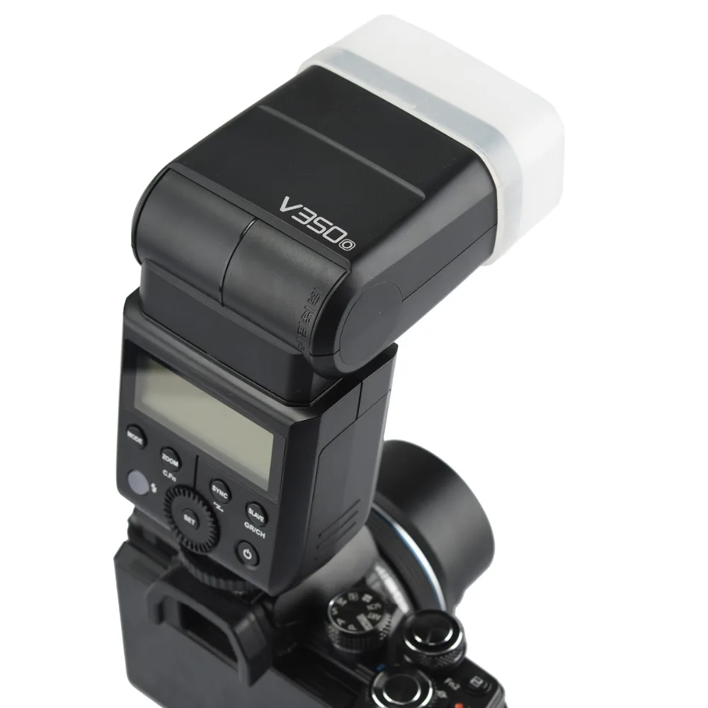 Вспышка для камеры Godox Mini Li Ion TTL V350O HSS 1/8000s GN36 0 1 s ~ 7 с перезаряжаемым устройством +