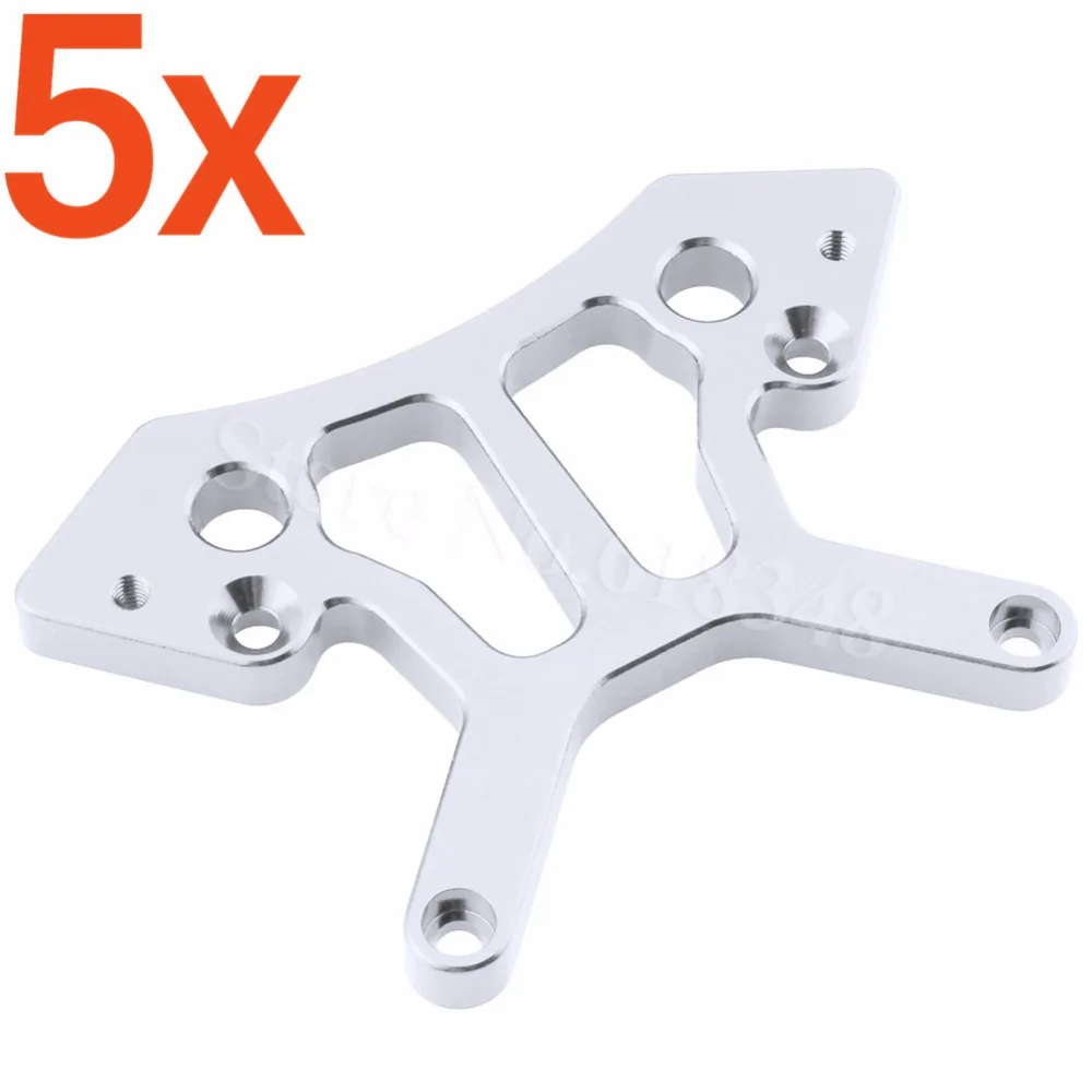 

5Pcs/Lot Aluminum Front Shock Tower Mount For 1/5 HPI Baja 5B 5SC 5T 5R SS 85418 (87549) Hop Up Parts Option CNC Anodized