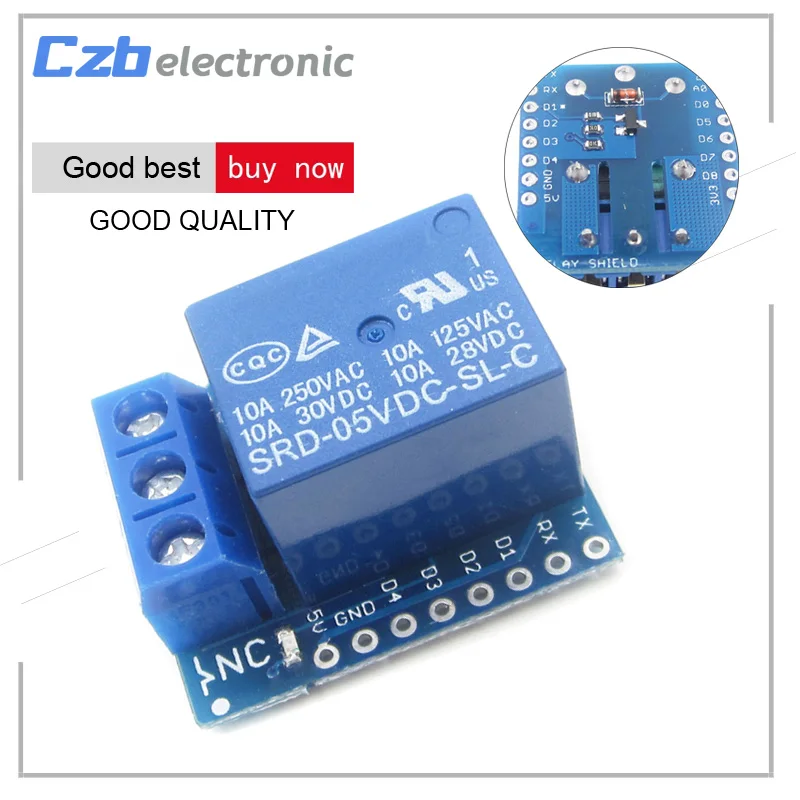ESP8266 1 канал реле Щит V2 для WeMos D1 мини макетная плата Wi Fi модуль Arduino|shield v2|shield