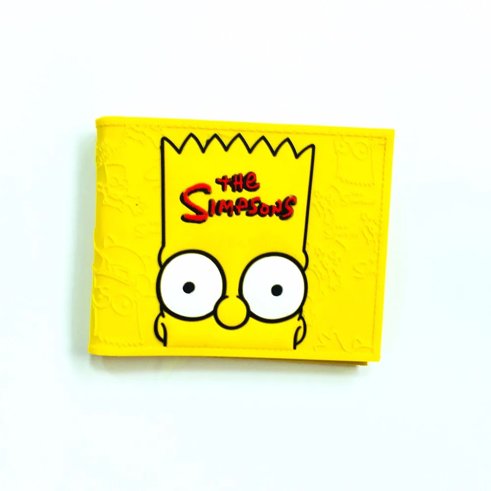 2018 Барт Симпсоны Гомер кошелек Для мужчин гитара мультфильм Пластик кожаный