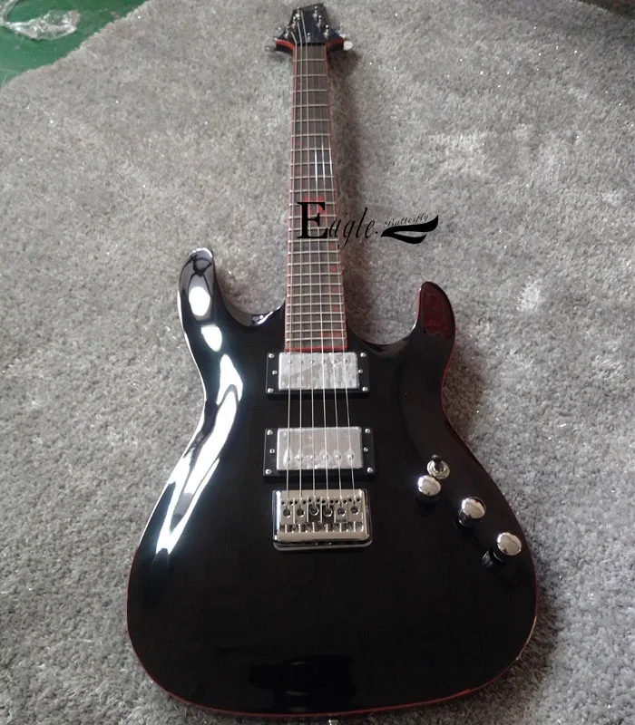 Орел. Бабочка Гитары бас Custom Shop C-1 SheDecil чёрная баньши металл электрогитара