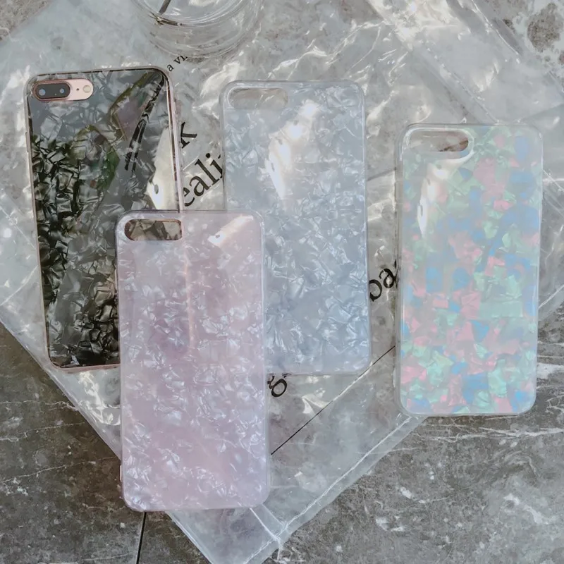 FTAIDKJ Модный милый морской чехол для iPhone X 7 8 Plus Роскошный мягкий IMD карамельный