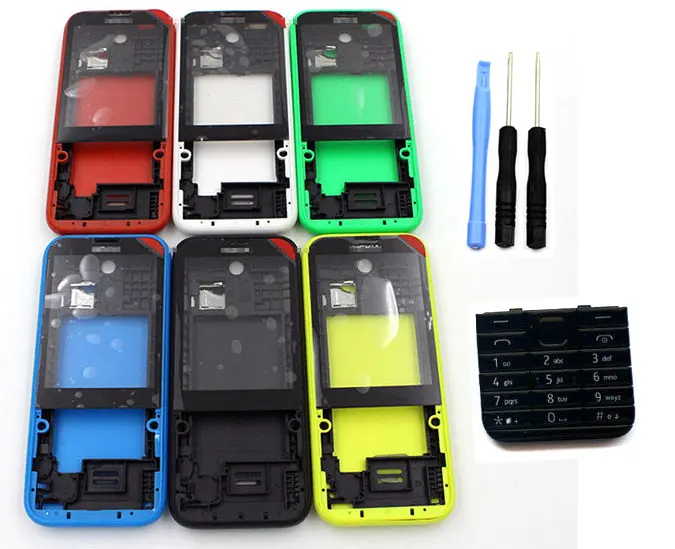 5 цветов Полный Classia Корпус Обложка рамка чехол клавиатура для Nokia Asha 225 n225 и