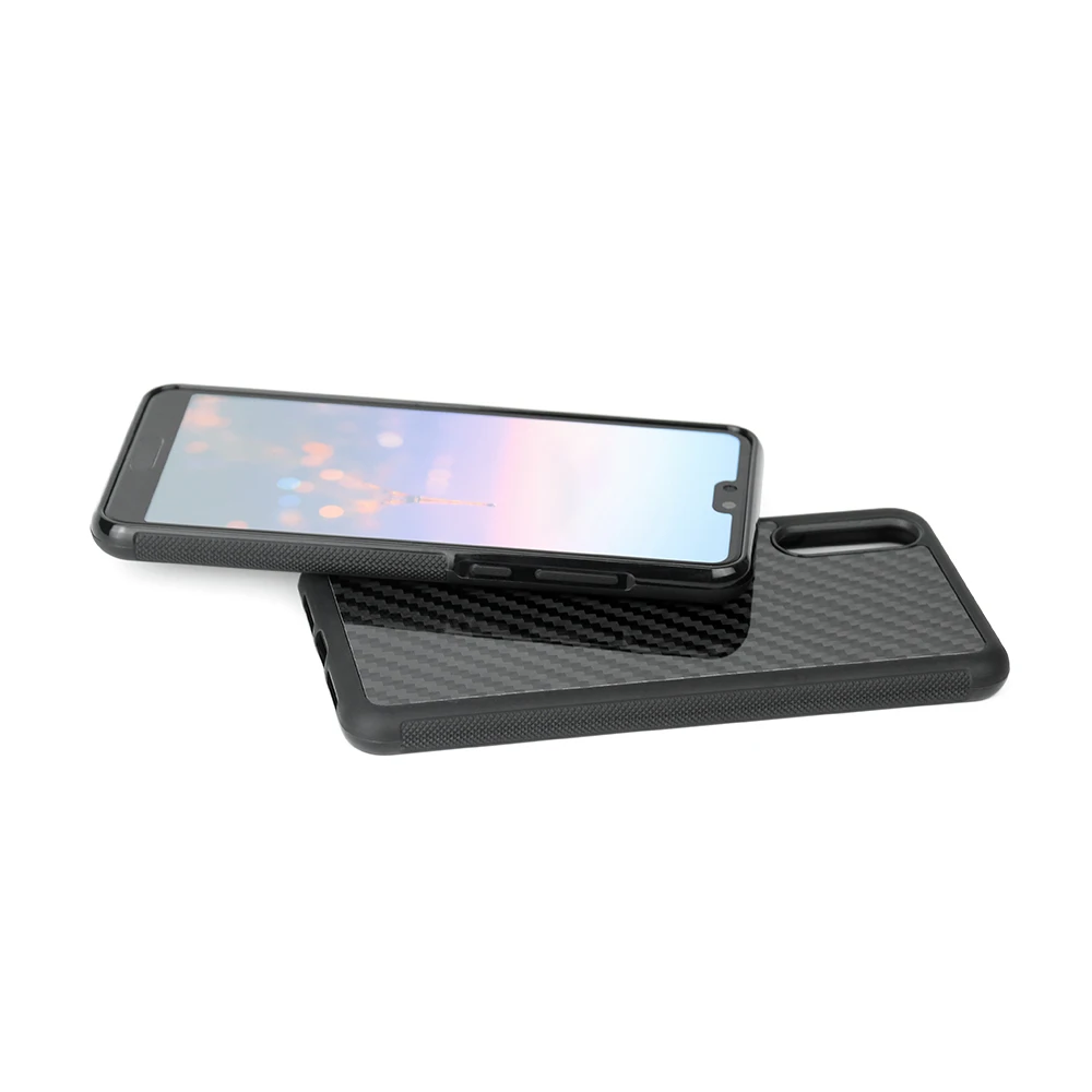 Чехол для Huawei P20 P20Lite Pro чехол из ТПУ и поликарбоната углеродного волокна тонкий