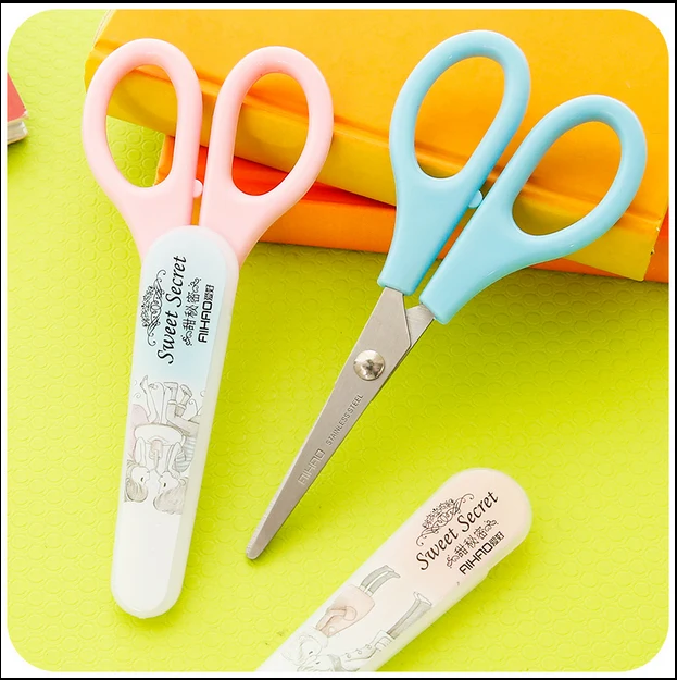 3 шт./лот новые милые Крошечные Ножницы для инструментов сделай сам с крышкой|scissors