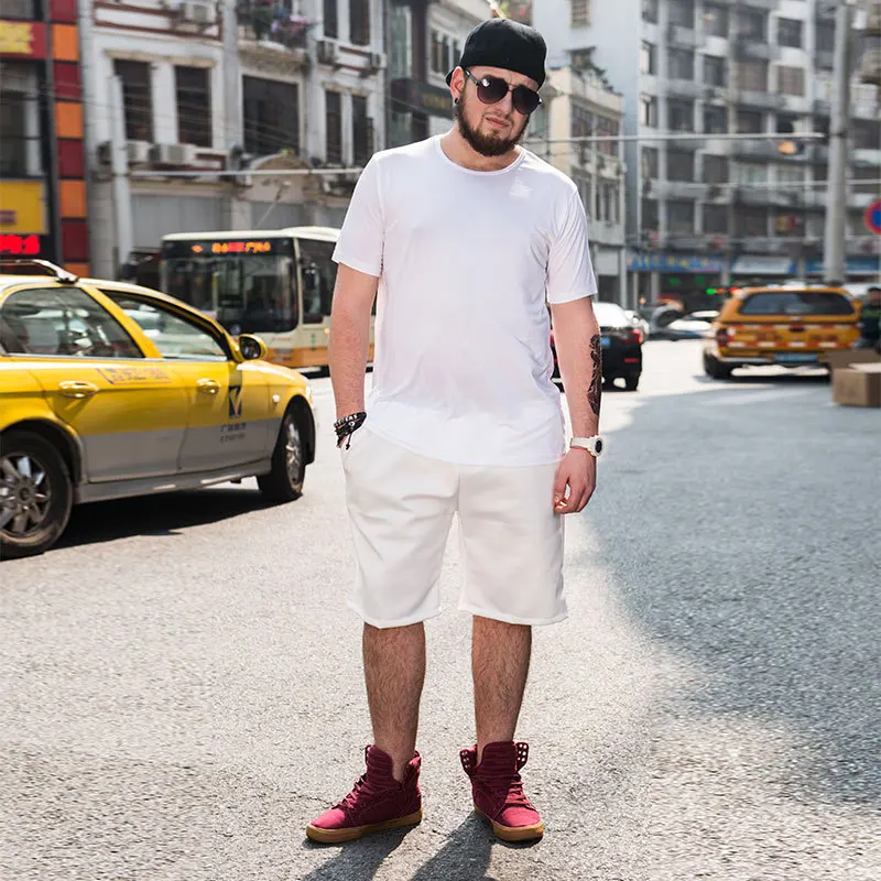 2018 горячая Распродажа летние мужские тканевые однотонные шорты с цифровым