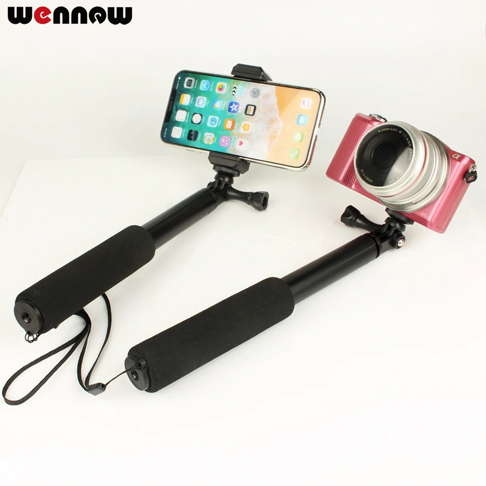 Селфи палки ручной монопод для XiaoMi Yi II 2 4K RICOH WG M1 M2 THETA SC S m15 360 Contour ROMA2 ROMA3