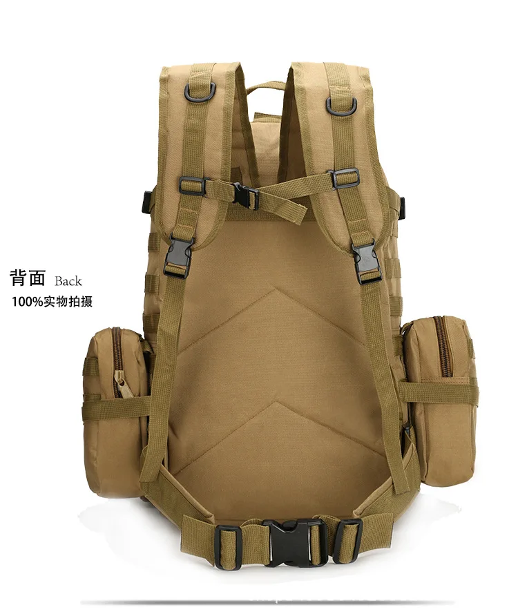 50л открытый Рюкзак Molle военный тактический рюкзак Спортивная Сумка Водонепроницаемый походный рюкзак для путешествий