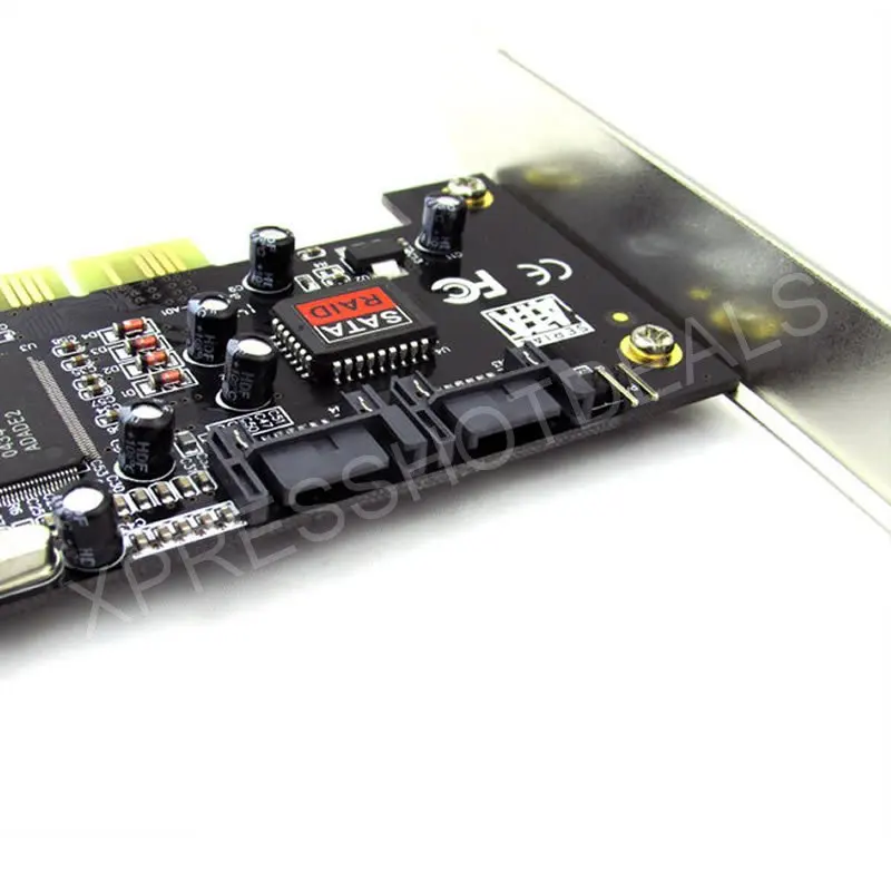 PCI 4 порта SATA внутренняя плата контроллера RAID с низкопрофильным кронштейном|Платы