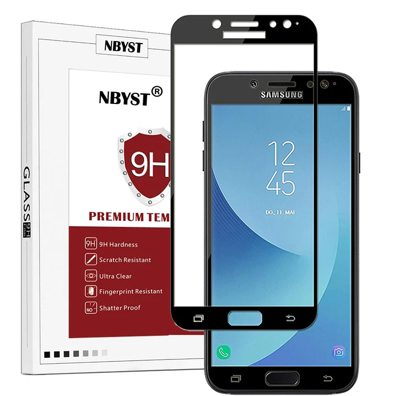 Закаленное стекло 9H для Samsung Galaxy J3 J5 J7 2017 2016 A3 A5 A520F A6 J530 J2 Prime защитный чехол