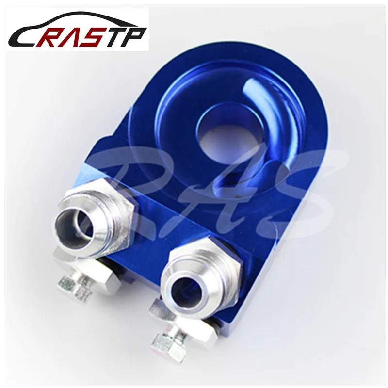RASTP-алюминий AN10 Масляный фильтр Сэндвич адаптер масляный радиатор Сэндвич турбо T3 T4 пластина двигателя RS-OSA006