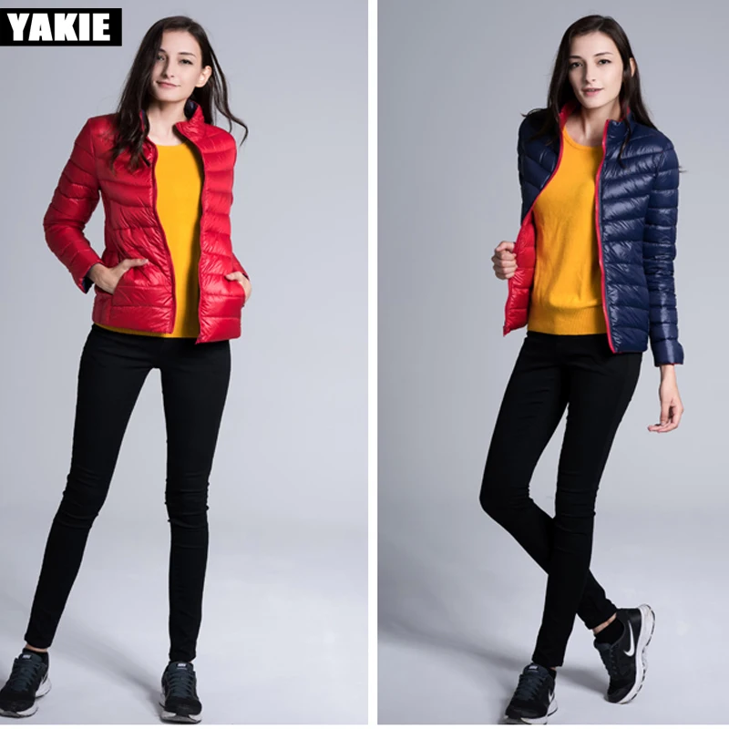 Women Coat Winter Jackets 90% Duck Down Outwear Lady Parka light Elegant Fashion | Женская одежда