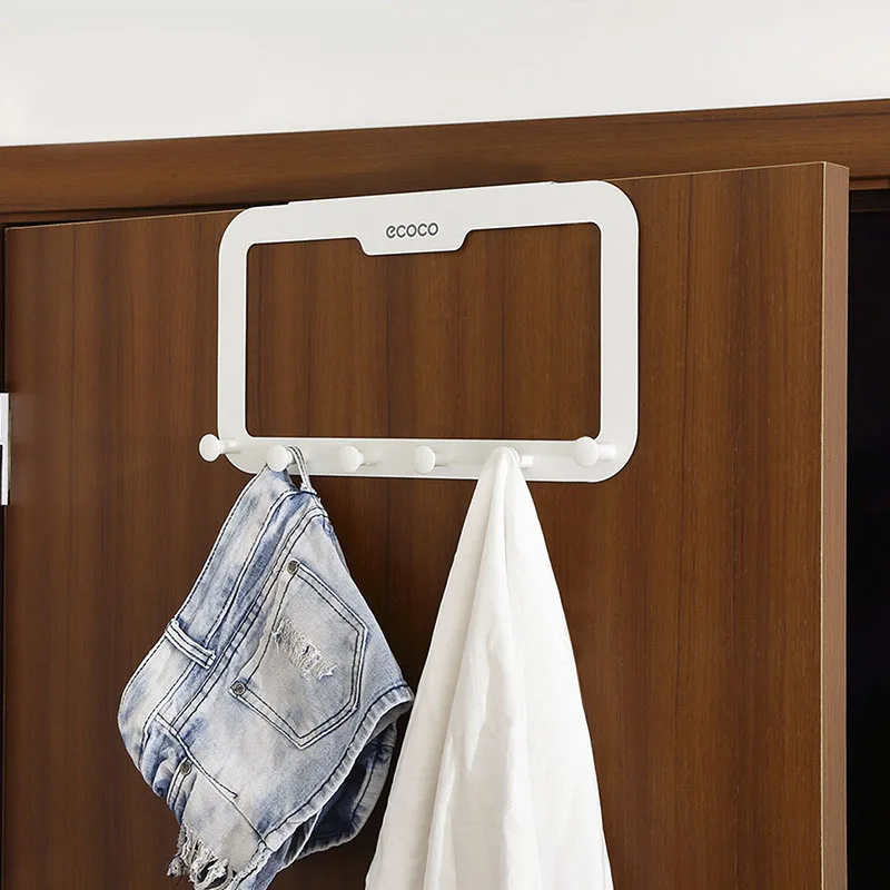 

Skid Resistance Carbon Steel Moveable Door Hook Hanger Rack for Cloth Pants Hat Towel