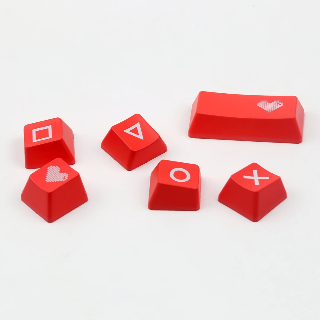 Черная красная цветная подсветка колпачок со стрелкой для клавиатуры Cherry Switch