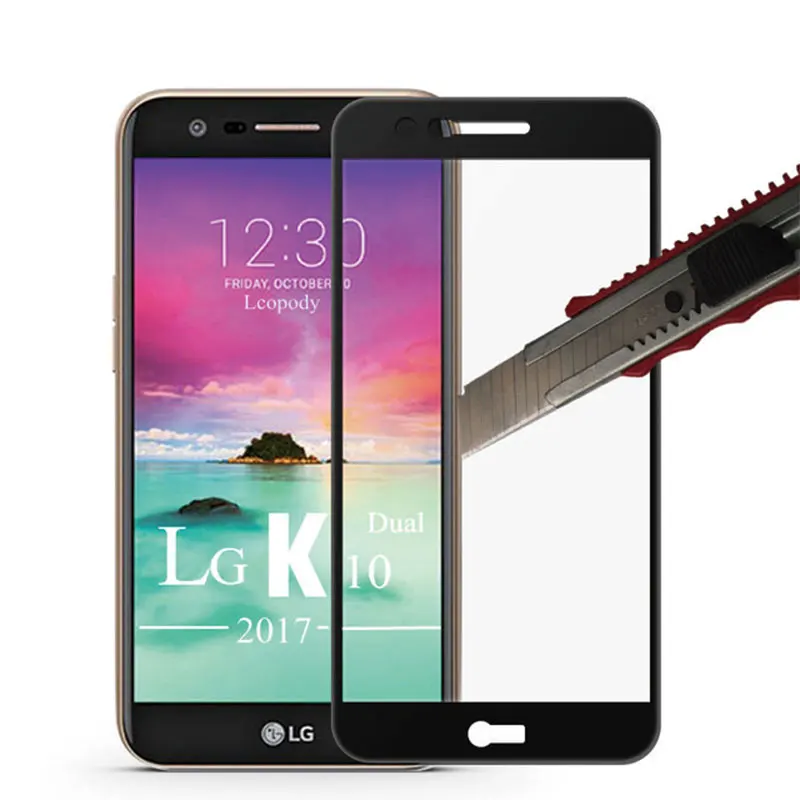 Экран протектор для LG K10 2017 K8 2016 2018 закаленное Стекло K 10 8 защитной Glas k защиты