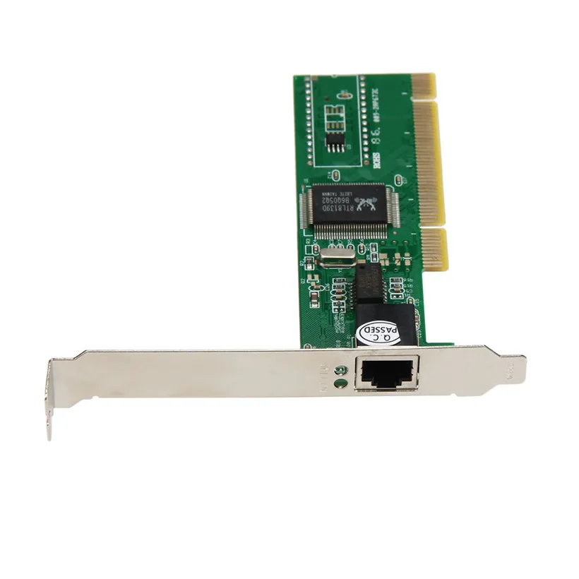 Расширенный 2018 компьютерный адаптер Новый 10/100 Мбит/с NIC RJ45 RTL8139D LAN сетевой PCI карты