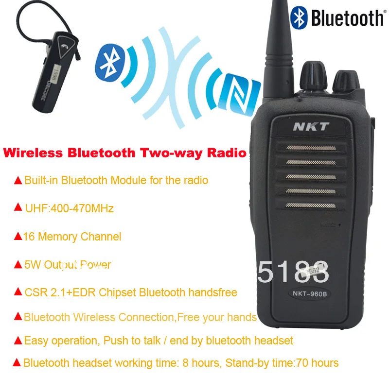 Портативная Bluetooth рация 16 каналов 4 Вт 400 470 МГц|radio tuner for media center|radio dvdmodule manufacturer |