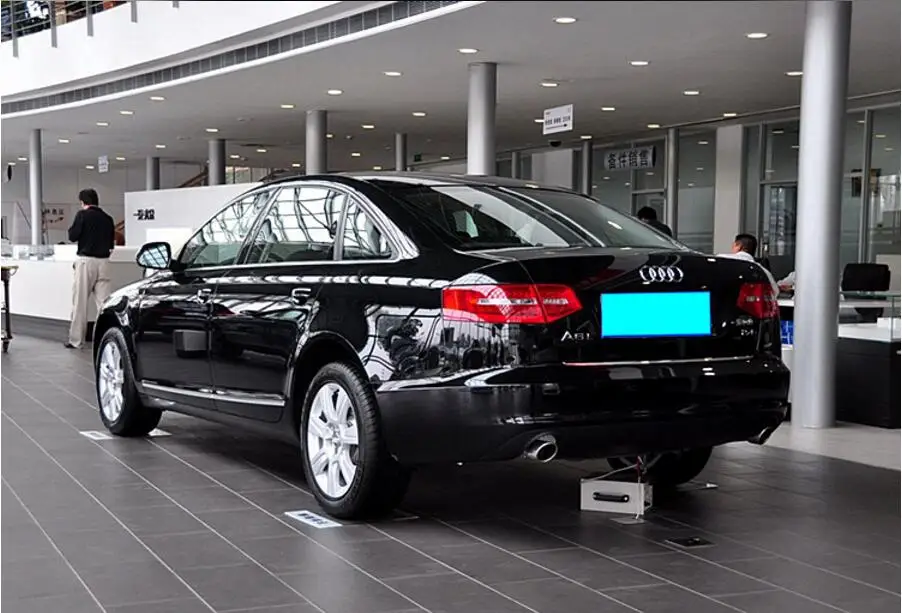 Динамический видео 4 шт 2012~ /2009~ 2011y автомобильный бампер A6L задний фонарь светодиодный A6 задний фонарь DRL+ поворот+ тормоз+ задний ход