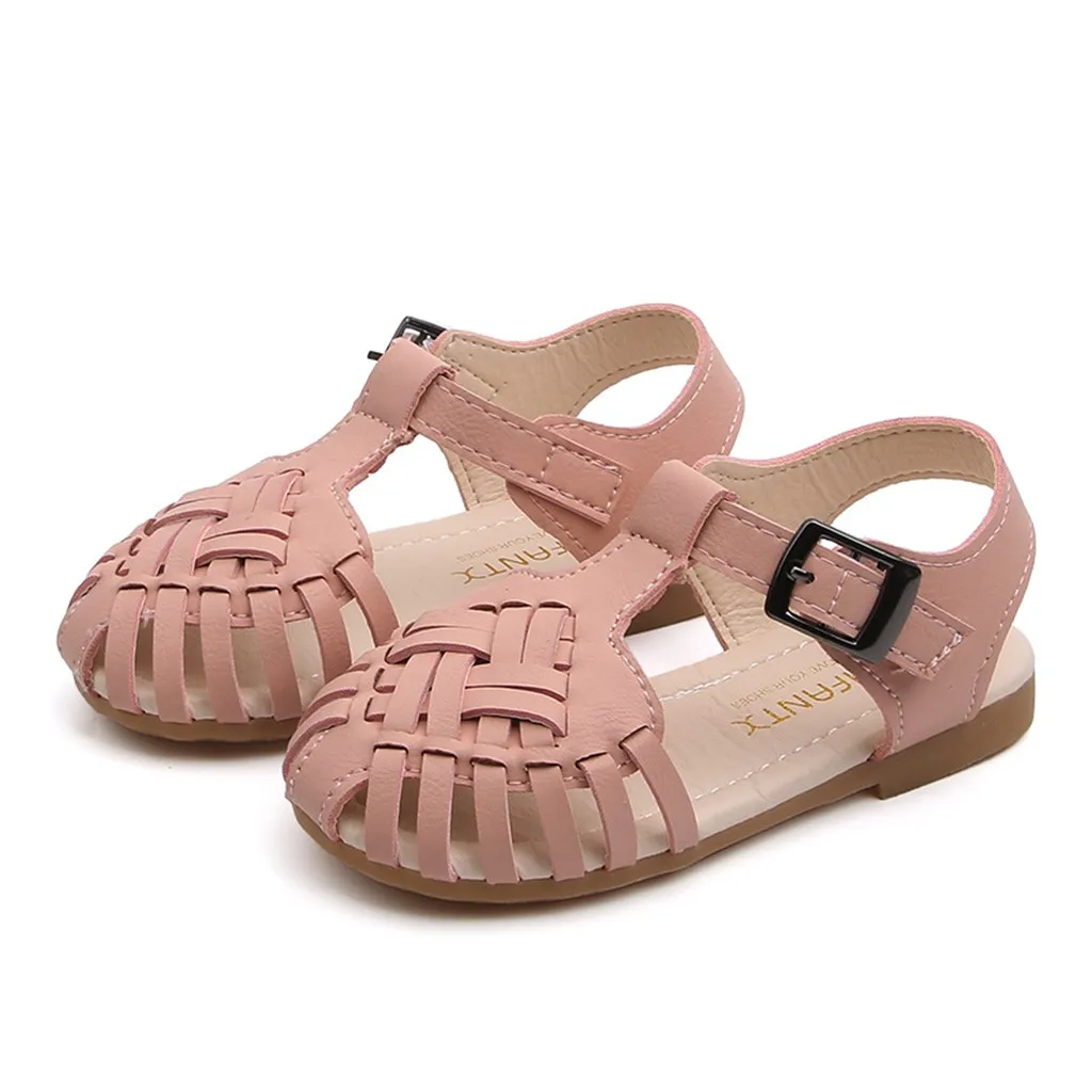 Сандалии для маленьких девочек; платье принцессы с цветочным узором для маленьких девочек; милая тканевая танцевальная обувь для принцессы сандалии;# G8 - Цвет: Розовый