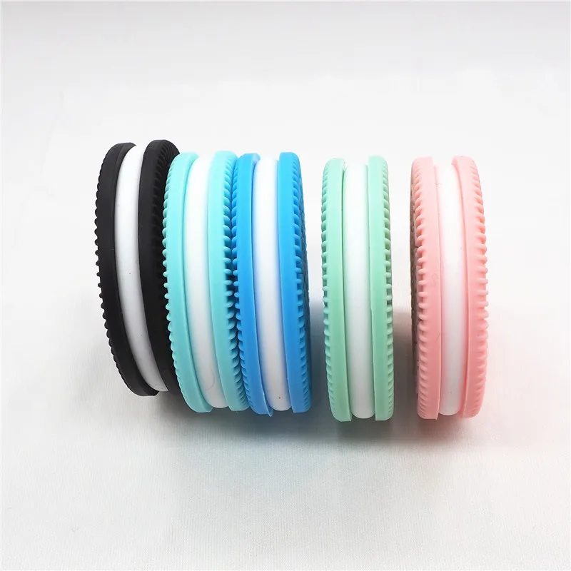 Chenkai 10 шт. Силиконовые Печенье-прорезыватель DIY Baby Oreo подвеска-Печенюшка кольцо для соски уход сенсорные Прорезыватели игрушка подарок BPA бесплатно