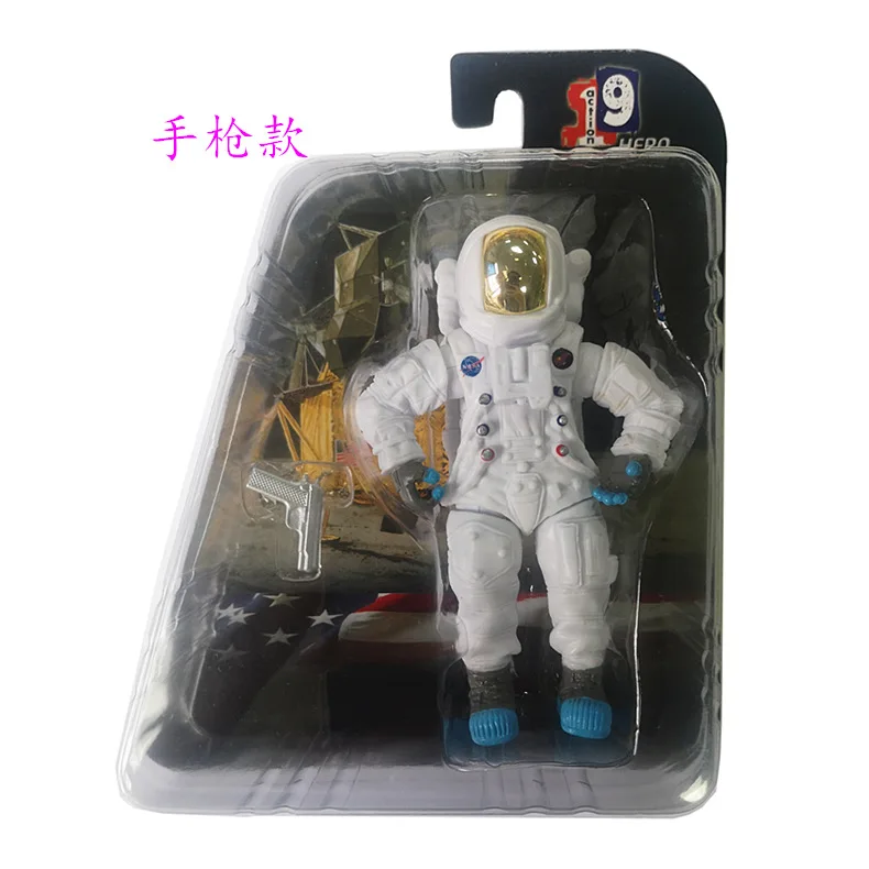 Simulation Pvc Figure Astronaut Spaceman Model Ornaments Dolls Toy Joints Movable Model Decoration Christmas Birthday Gift