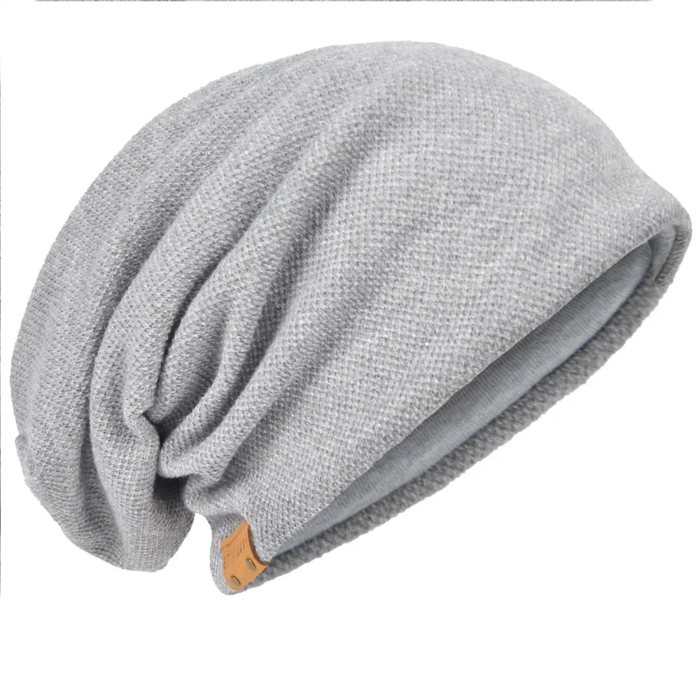 HISSHE Для мужчин зимняя шапочка классический вязать Сутулиться Beanie Кепки для s Wo