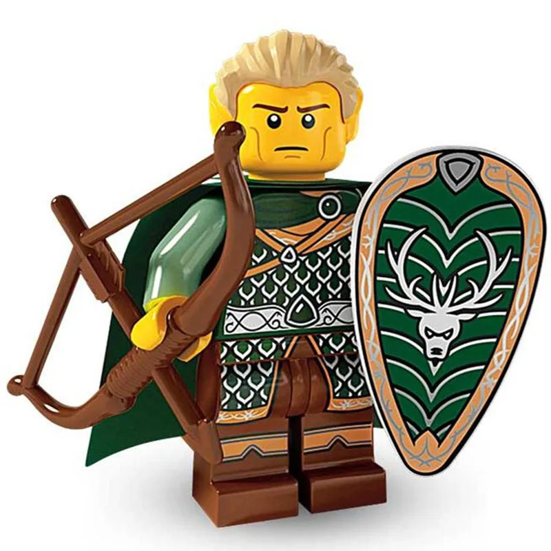 Одиночная продажа серии 3 minifig 8803 эльф лук стрела Супер Герои Звездные войны