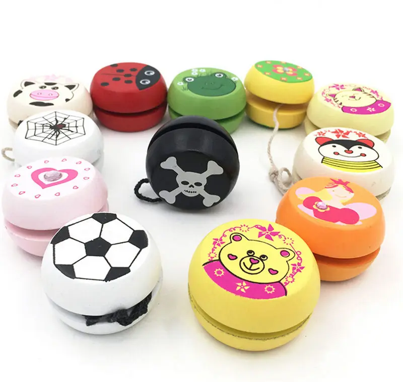 

New 5cm Wooden Yo Yo Personality Creative Building Personality Sport Hobbies Classic Yoyo Classic Toys For Children Christmas